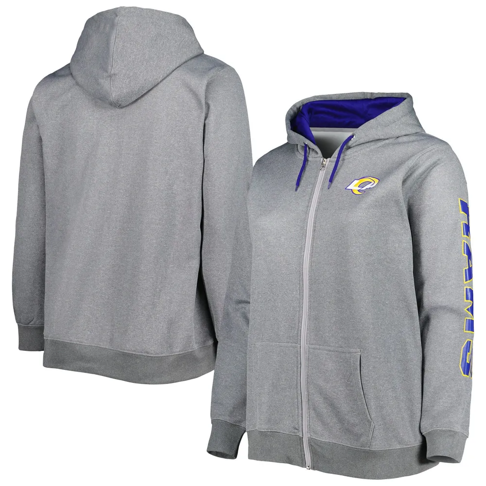 Fanatics Rams Plus Fleece Full-Zip Hoodie Jacket - Women's