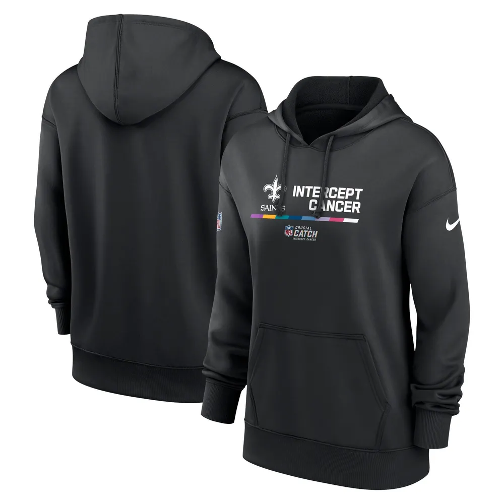 Nike Saints 2022 Crucial Catch Therma Pullover Hoodie - Women's