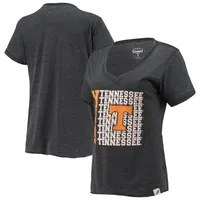 League Collegiate Wear Tennessee Burnout Loose Fit V-Neck T-Shirt - Women's