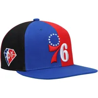 Mitchell & Ness 76ers 75th Anniversary What The? Snapback Hat - Men's