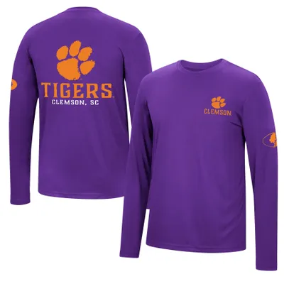 Colosseum Clemson SPF 50 Long Sleeve T-Shirt - Men's