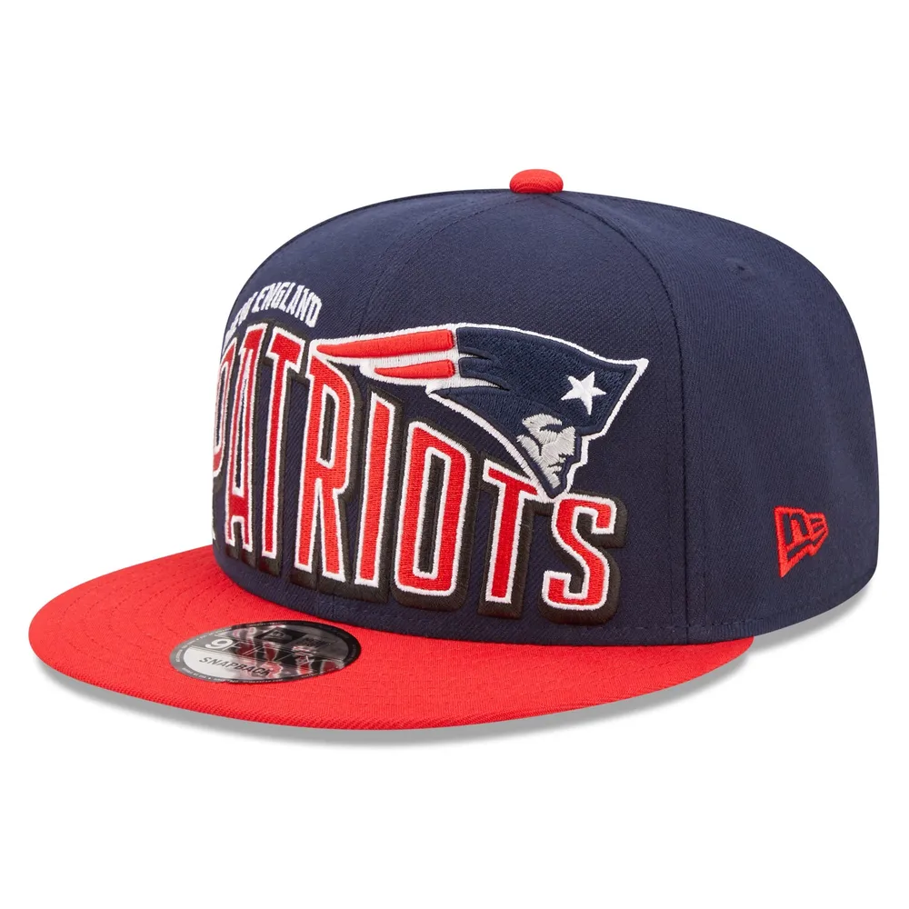 New Era Patriots Wordmark Flow 9FIFTY Snapback Hat - Men's