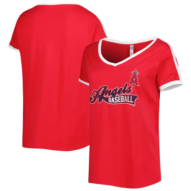 Lids Los Angeles Angels Tiny Turnip Women's James T-Shirt - White