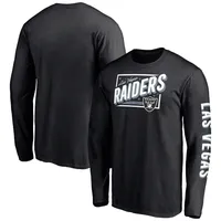 Fanatics Raiders Hometown Facemask Long Sleeve T-Shirt - Men's