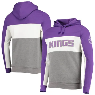 Junk Food Kings Wordmark Colorblock Fleece Pullover Hoodie - Men's