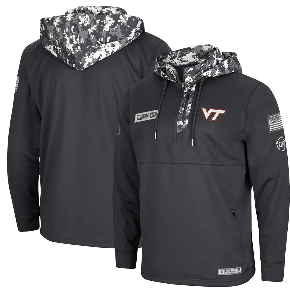 Colosseum Virginia Tech OHT Digital Quarter-Zip Hoodie - Men's