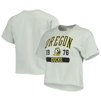 League Collegiate Wear Oregon Classic Clothesline Crop Top - Women's