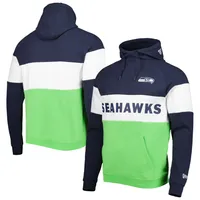 New Era Seahawks Neon College Current Pullover Hoodie - Men's