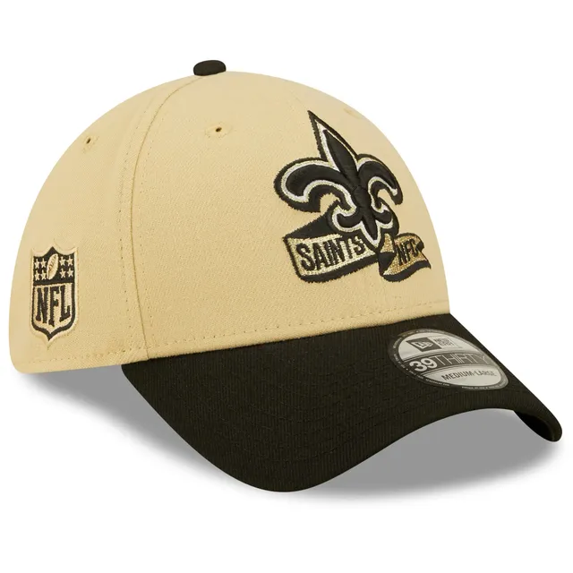 New Era NFL New Orleans Saints 59FIFTY Crucial Catch Cancer Fitted Hat Sz 7  3/4