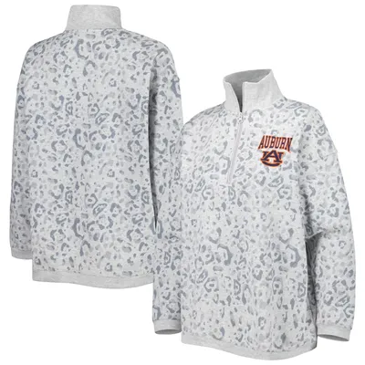 Gameday Couture Auburn Leopard Quarter-Zip Sweatshirt - Women's