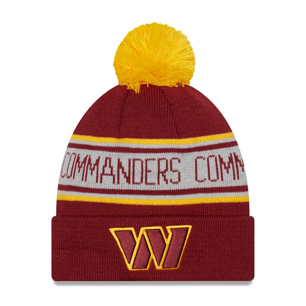 New Era Commanders Repeat Knit Hat - Men's