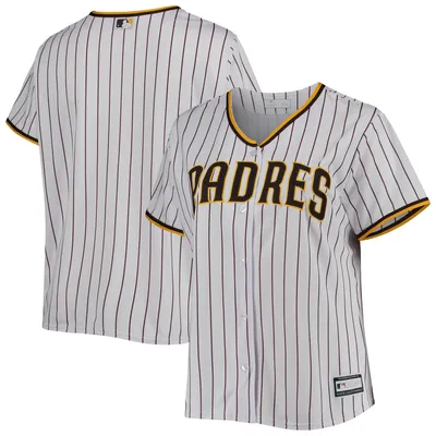 Profile Padres Plus Size Road Replica Team Jersey - Women's