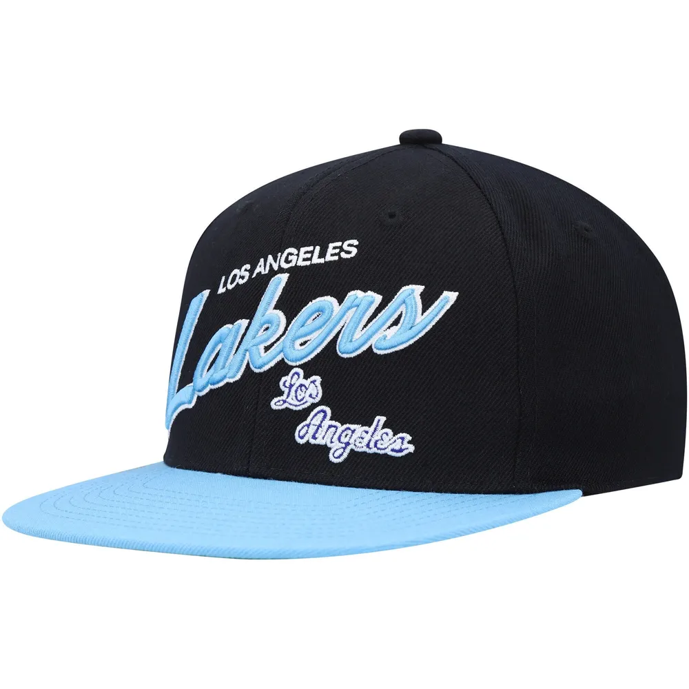 Mitchell & Ness Lakers Team Script 2.0 Fitted Hat - Men's