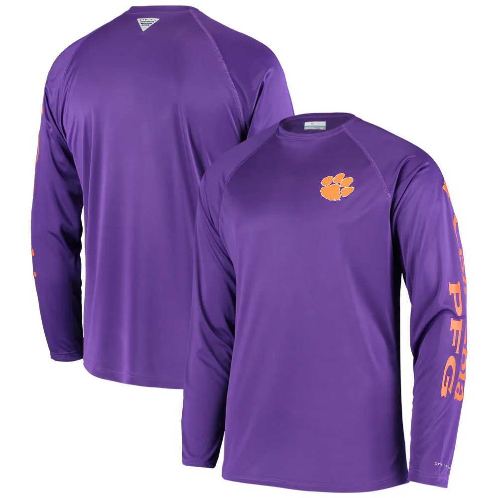 Columbia Clemson PFG Terminal Tackle Long Sleeve T-Shirt - Men's