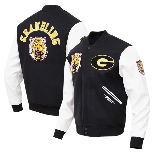 Cincinnati Bengals JH Design Wool & Leather Reversible Jacket with Embroidered Logos - Black