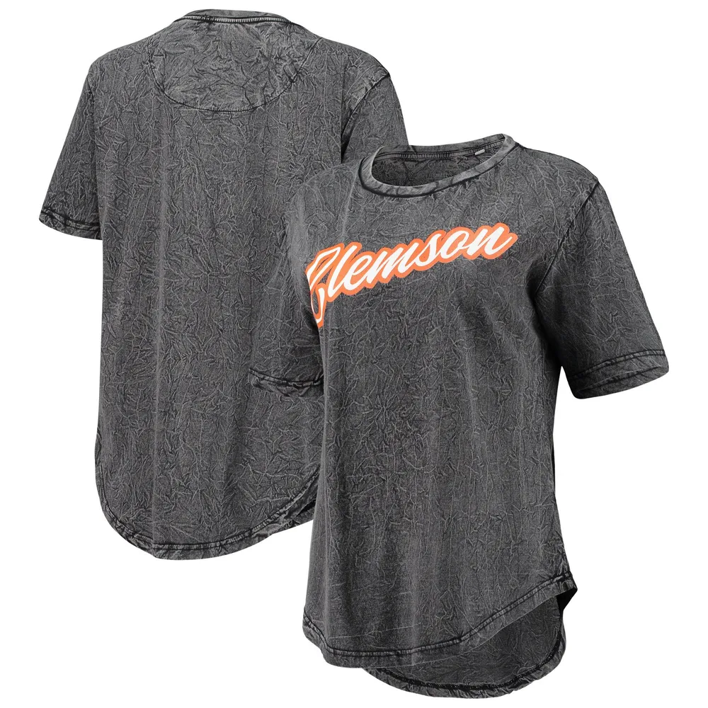 Pressbox Clemson Shortstop Mineral Wash T-Shirt - Women's