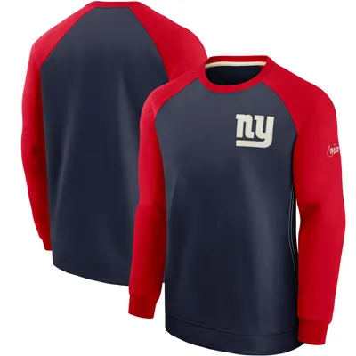 Nike Giants Historic Raglan Crew Sweater - Men's