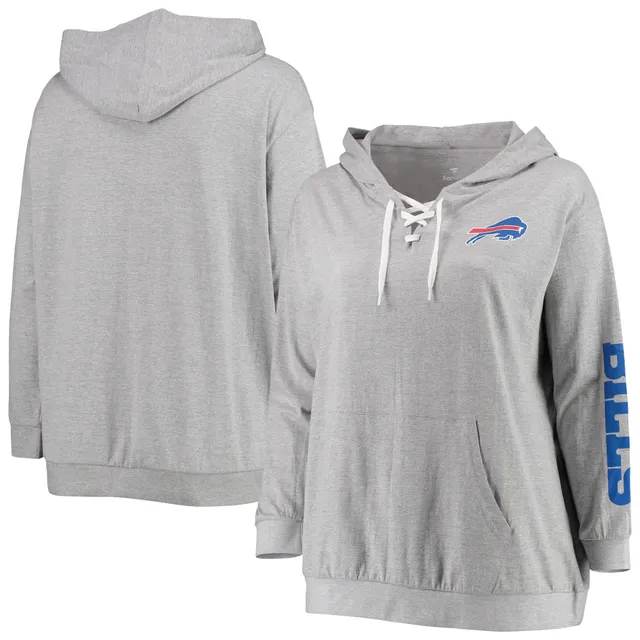 Fanatics Eagles Plus Lace-Up Pullover Hoodie - Women's