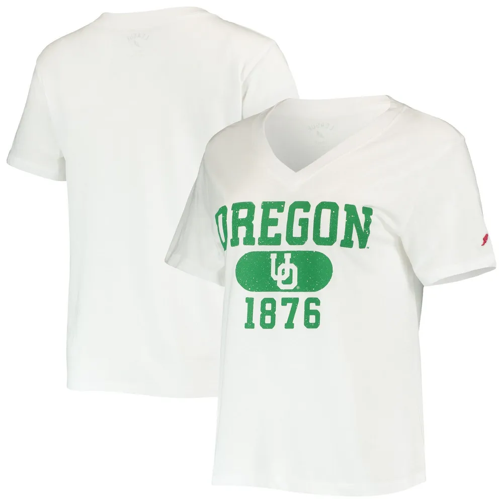 League Collegiate Wear Oregon Intramural Boyfriend V-Neck T-Shirt - Women's