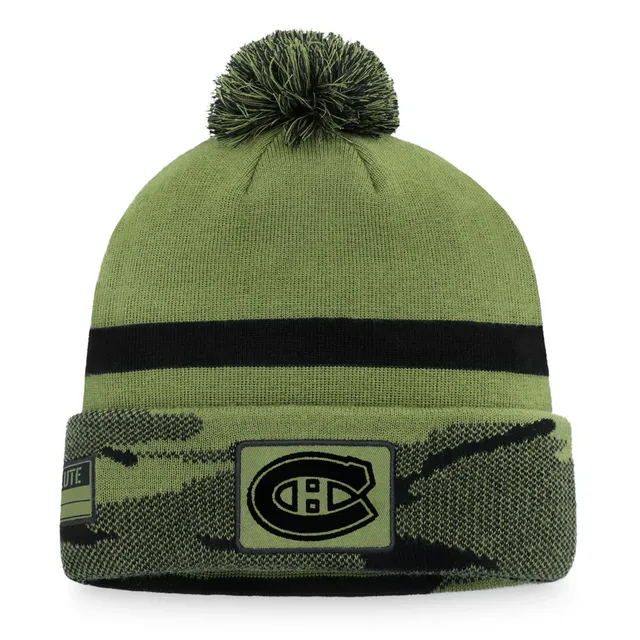 Green Bay Packers Fanatics Branded Iconic Gradient Cuffed Knit Hat with Pom  - Green