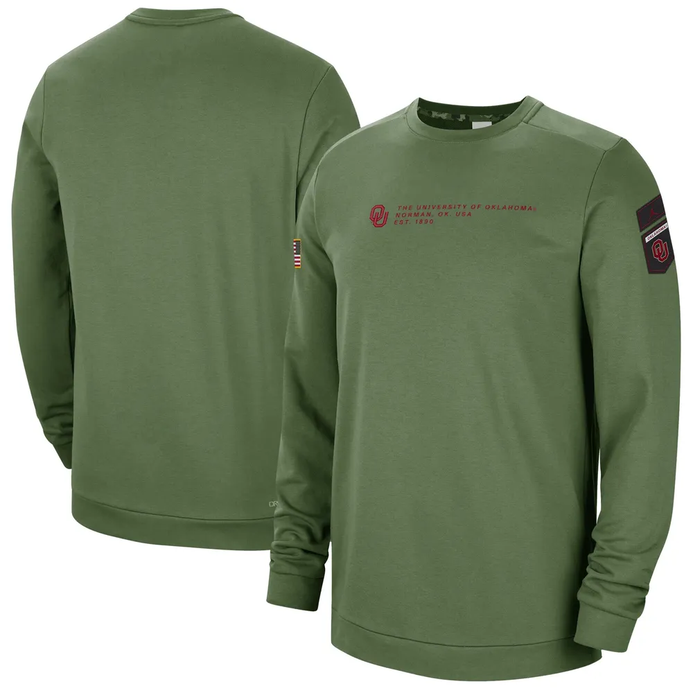 Jordan Oklahoma Military Pullover Sweatshirt - Men's