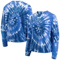 WEAR by Erin Andrews Mavericks Tie-Dye Long Sleeve T-Shirt - Women's