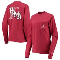 League Collegiate Wear Alabama Pocket Oversized Long Sleeve T-Shirt - Women's