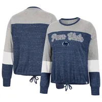 Colosseum Penn State Joanna Tie Front Long Sleeve T-Shirt - Women's