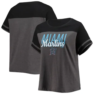 Profile Marlins Plus Colorblock T-Shirt - Women's