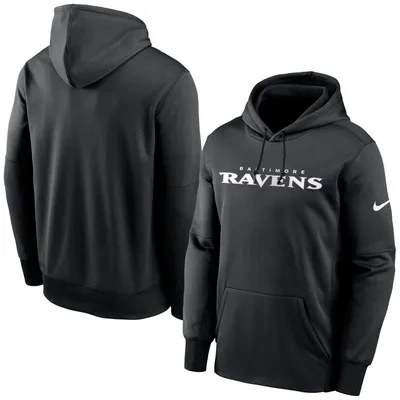 Nike Ravens Fan Gear Wordmark Pullover Hoodie - Men's