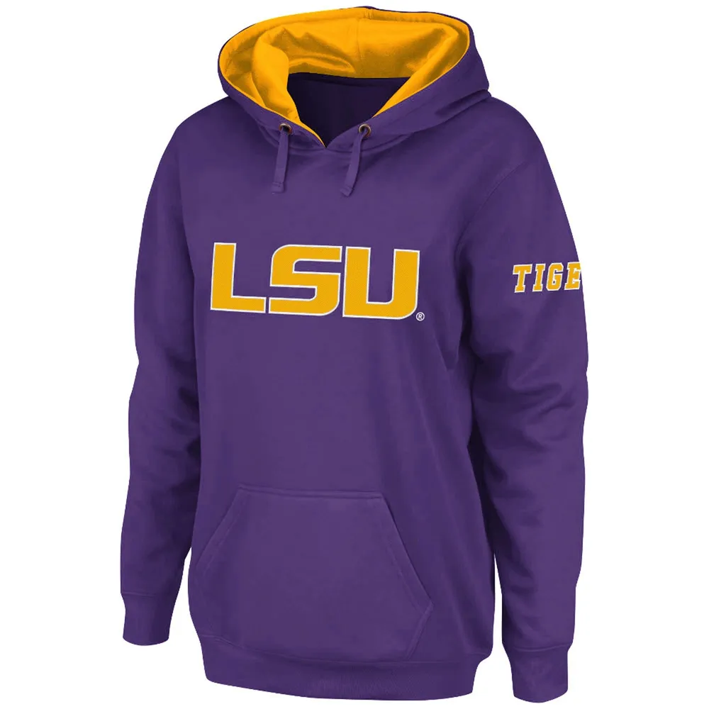 Stadium Athletic LSU Big Logo Pullover Hoodie - Women's