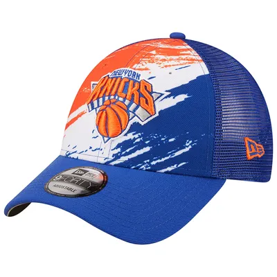 New Era Knicks Marble 9FORTY Trucker Snapback Hat - Men's