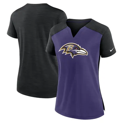 Nike Ravens Impact Exceed Notch Neck T-Shirt - Women's