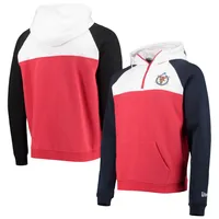 New Era Nationals Cooperstown Quarter-Zip Hoodie Jacket - Men's