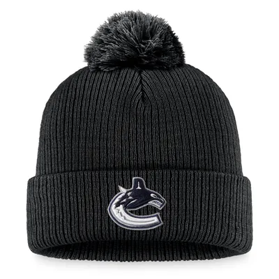 Fanatics Canucks Core Primary Logo Knit Hat - Men's