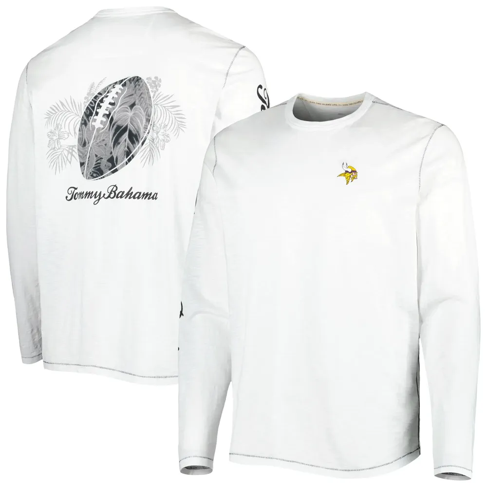 Tommy Bahama Vikings Laces Out Billboard Long Sleeve T-Shirt - Men's