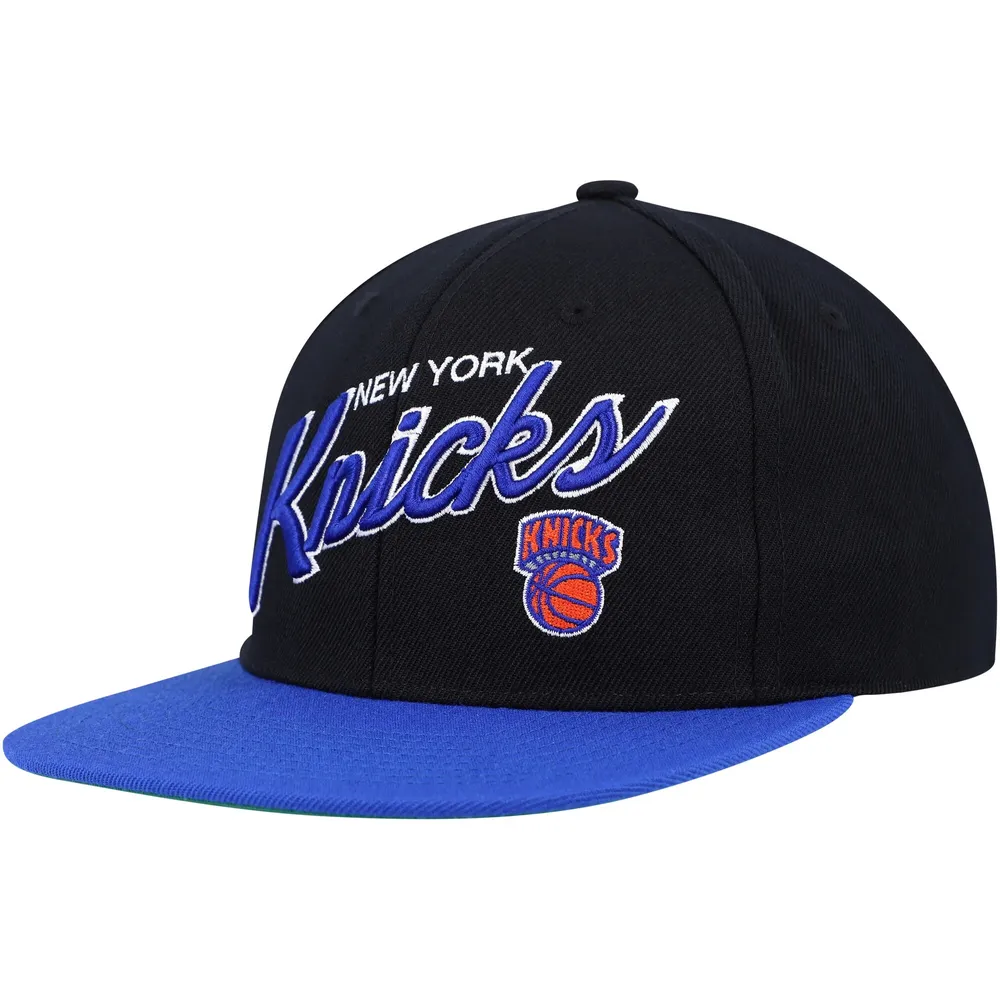 Mitchell & Ness Knicks Team Script 2.0 Fitted Hat - Men's