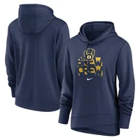 Nike Brewers Diamond Knockout Pullover Hoodie - Women's