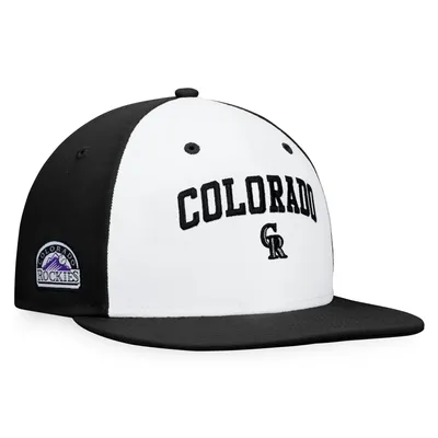 Fanatics Rockies Iconic Color Blocked Fitted Hat - Men's