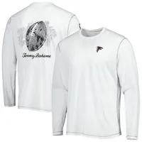 Tommy Bahama Falcons Laces Out Billboard Long Sleeve T-Shirt - Men's