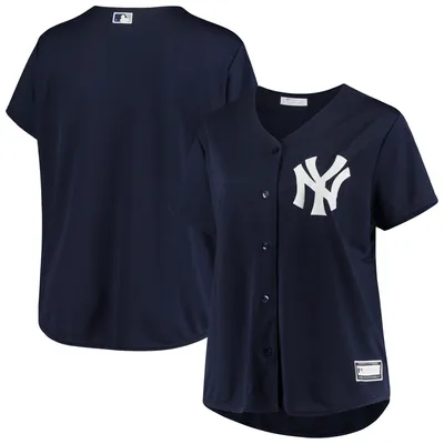 Nike Men's New York Yankees Coop Derek Jeter Player Replica Jersey - White/Navy