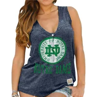 Original Retro Brand Notre Dame Relaxed Henley Tank - Women's