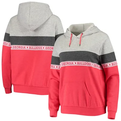 Gameday Couture Georgia Block Party Taping Pullover Hoodie - Women's