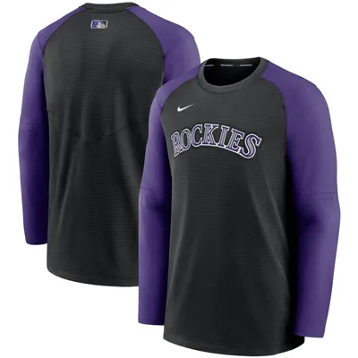 Nike Rockies Authentic Pregame Pullover Sweatshirt - Men's