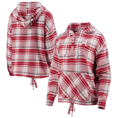 Concepts Sport Alabama Accolade Plaid Pullover Hoodie - Women's