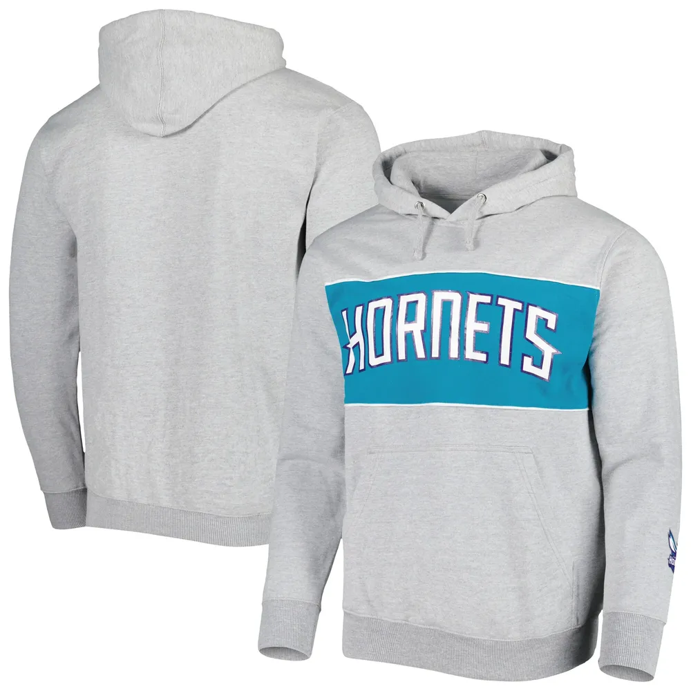 Fanatics Hornets Wordmark French Terry Pullover Hoodie - Men's