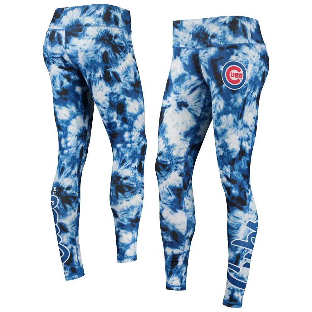 Forever Collectible Cubs Tie-Dye Leggings - Women's