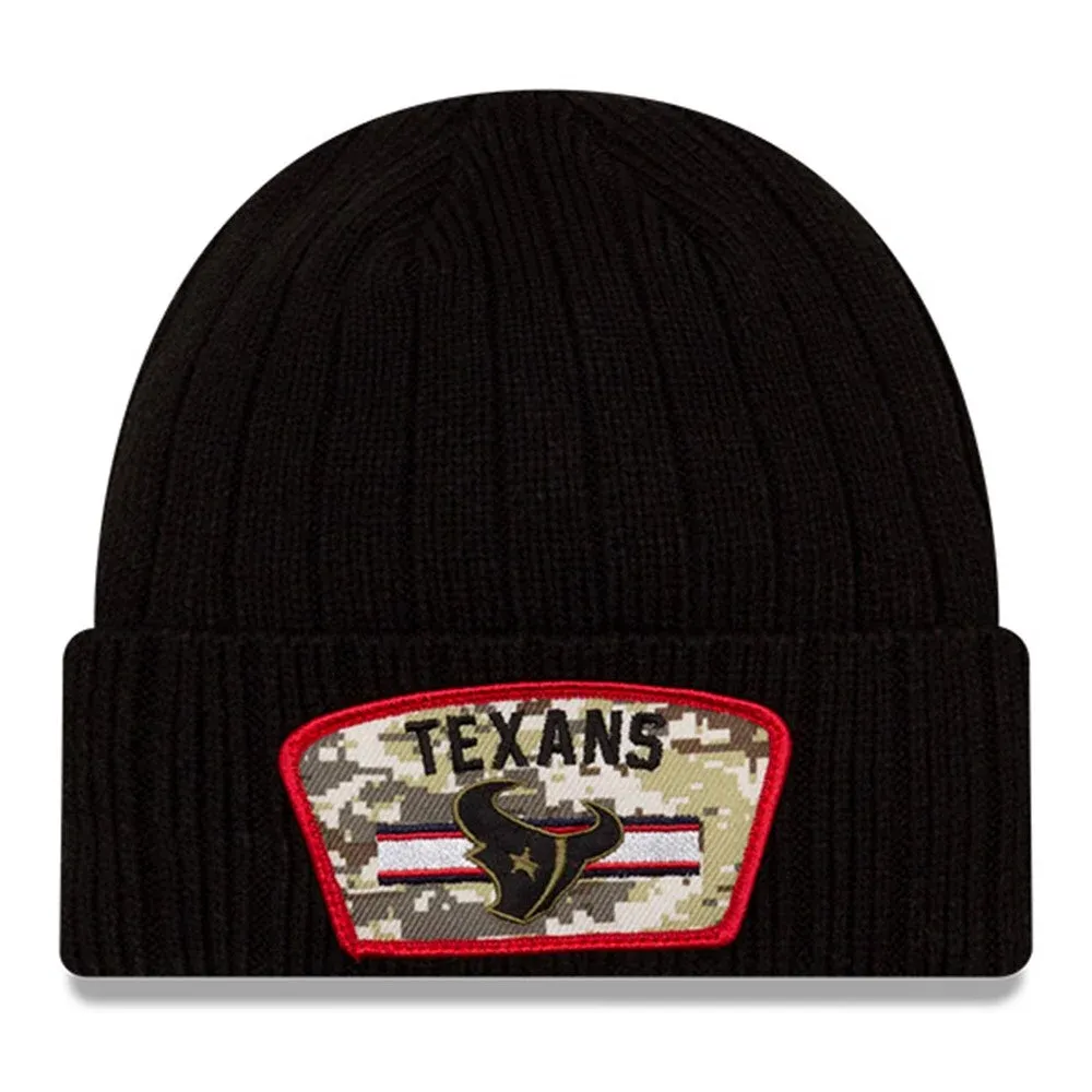 New Era Texans 2021 Salute To Service Knit Hat - Men's