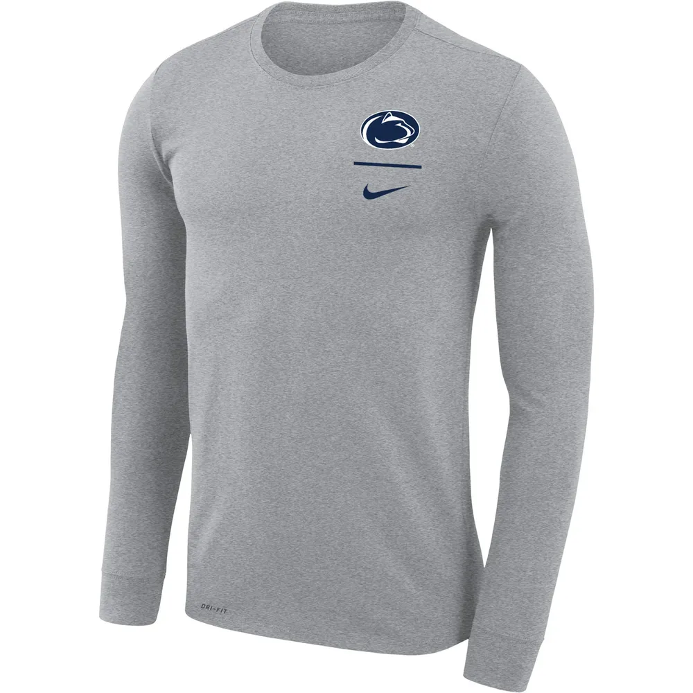 Nike Penn State Logo Stack Legend Long Sleeve T-Shirt - Men's