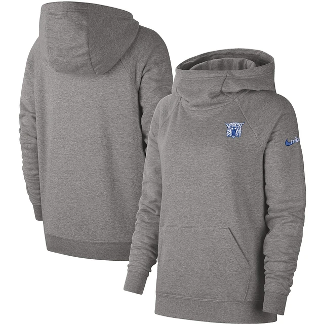 Lids Dallas Cowboys Nike Women's Sideline Stack Performance Pullover Hoodie  - Navy